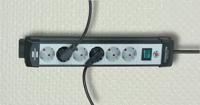 Brennenstuhl Premium-Line stekkerdoos 8-voudig zwart/lichtgrijs 3m H05VV-F 3G1,5 - 1951580100 - thumbnail