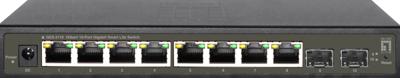 LevelOne GES-2110 netwerk-switch Managed L2 Gigabit Ethernet (10/100/1000) Zwart
