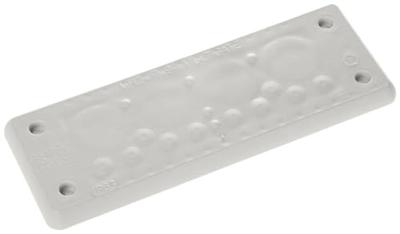 Trelleborg MH-24 F 19-1 LIGHT GREY UL94 V-0 IP65 TPE Screw Doorvoerplaat TPE Grijs 1 stuk(s)