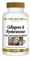 Golden Naturals Collageen & hyaluronzuur 60 Tabletten - thumbnail