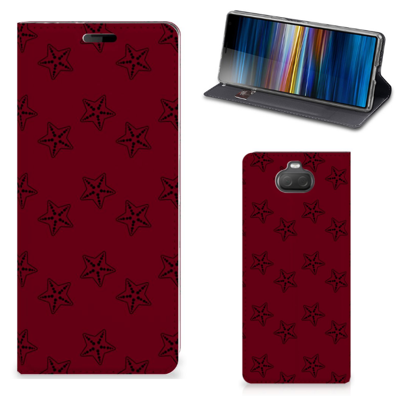 Sony Xperia 10 Hoesje met Magneet Sterren Sony Xperia 10 Hoesje met Magneet Sterren