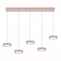 Freelight Hanglamp Alieno 5 lichts L 120 cm comfortlift beige - thumbnail