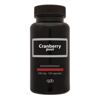 APB Holland Cranberry extract puur forte 430mg 120 Capsules - thumbnail