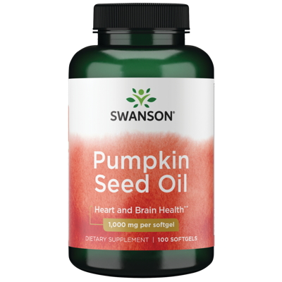 Pumpkin Seed Oil 1000mg | Swanson | 100ct Pumpkin Seed Oil 1000mg | Swanson | 100ct