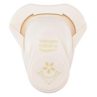 Vaessen Creative • hoekpons madeliefje met sierrand 2x2cm - thumbnail