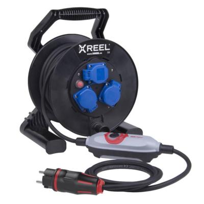 PCE 9250027 PRCD-kabelhaspel Kunststof PRCD-S+ Zwart, Blauw, Grijs, Rood IP54 PCE 9250027 PRCD-kabelhaspel Kunststof PRCD-S+ Zwart, Blauw, Grijs, Rood IP54