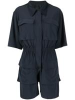 Norma Kamali cargo pocket playsuit - Green - thumbnail
