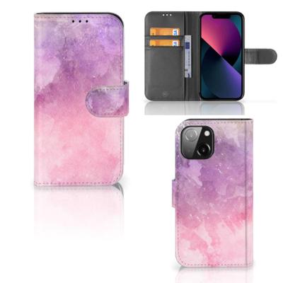 Hoesje iPhone 13 Mini Pink Purple Paint Hoesje iPhone 13 Mini Pink Purple Paint