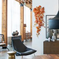 Herfst kunst druivenblad hanger 95cm - thumbnail