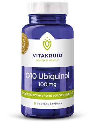 Co-enzym Q10 Ubiquinol actieve vorm Kaneka 100 mg 90 Vegetarische capsules
