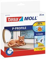 tesa P-Profil 05391-00100-02 Afdichtingstape tesamoll Wit (l x b) 25 m x 9 mm 25 m - thumbnail