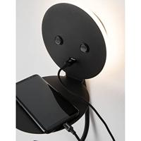 Lyora BedlampjeEclip zwart met usb - 9173282 - thumbnail