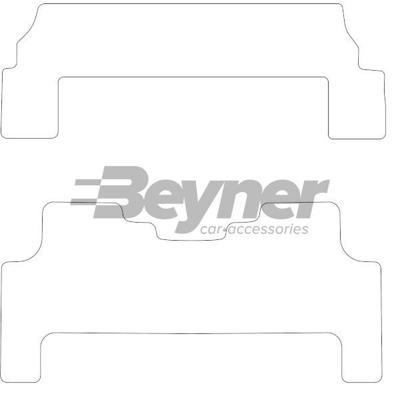 Velours Automatten passend voor Chrysler Grand Voyager 2002 6 HL1078676