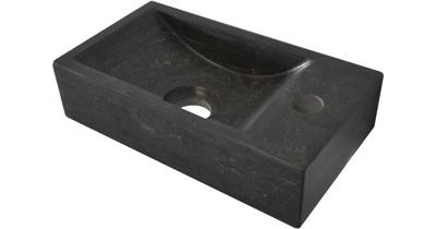 Ben Fontein 1 kraangat 36x18x9 cm Rechts Hardstenen Zwart Ben Fontein 1 kraangat 36x18x9 cm Rechts Hardstenen Zwart