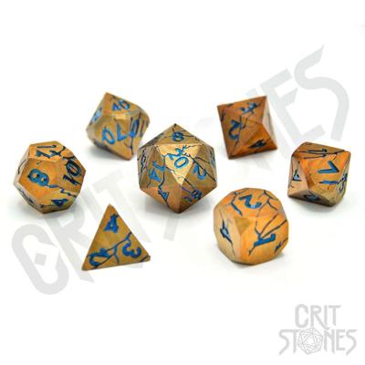 CritStones Metal Dice Set Sundered Spells (7) CritStones Metal Dice Set Sundered Spells (7)