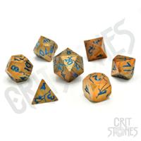 CritStones Metal Dice Set Sundered Spells (7) - thumbnail