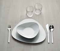 ALESSI - Colombina - Dessertbord wit 24x20cm - thumbnail