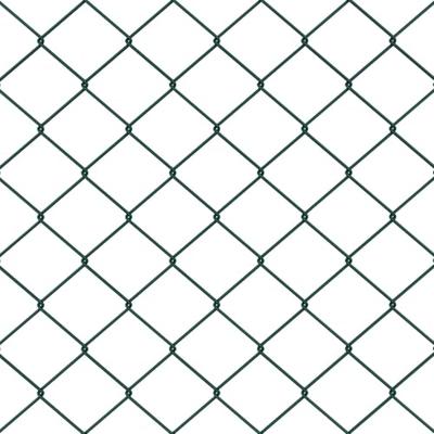 VidaXL Kettenschakelhek groen 10 x 0,4 m staal