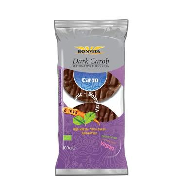 BonVita Rijstwafels Dark Carob