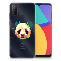 Alcatel 1S (2021) Telefoonhoesje met Naam Panda Color - thumbnail