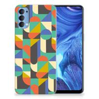 OPPP Reno 4 TPU bumper Funky Retro - thumbnail