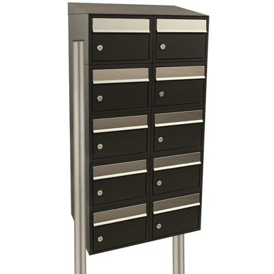 Stoer! Brickset 2-Breed, 5-Hoog Met Dak Op Statief Zwart - 40215070_2x5ds