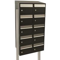 Stoer! Brickset 2-Breed, 5-Hoog Met Dak Op Statief Zwart - 40215070_2x5ds - thumbnail