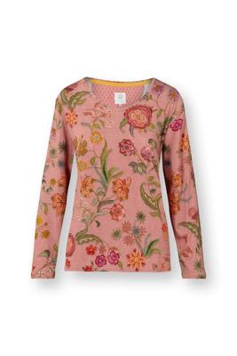 Pip Studio Trice Top Lange Mouw Coco Flower Koraal XL