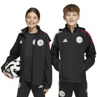 adidas Ajax All-Weather Jack 2025-2026 Kids Zwart Wit Rood - thumbnail