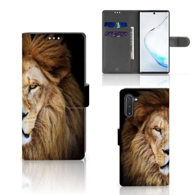 Samsung Galaxy Note 10 | Telefoonhoesje | Met pasjeshouder | Leeuw Samsung Galaxy Note 10 | Telefoonhoesje | Met pasjeshouder | Leeuw