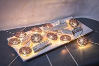 Konstsmide 3147-603 Motief lichtketting Binnen werkt op batterijen Aantal lampen 10 LED Warmwit Verlichte lengte: 0.9 m - thumbnail