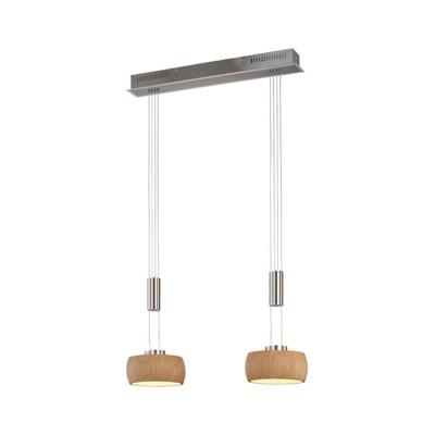 Fischer & Honsel 2-lichts hanglampShine-Wood led - 61074