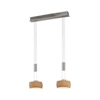 Fischer & Honsel 2-lichts hanglampShine-Wood led - 61074 - thumbnail