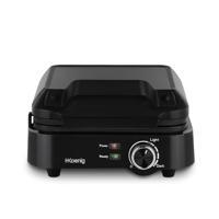 Compacte wafelmaker - HKoeNIG - GFX420 - 1200 W - Instelbare temperatuur - Zwart - thumbnail