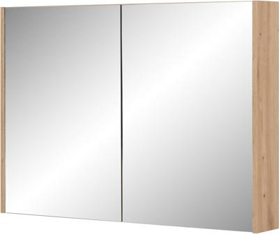 Tweedekans Saqu spiegelkast 100x14x70cm naturel eiken 07008