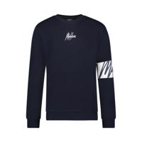 Malelions Captain Crewneck Senior Navy - Maat XS - Kleur: Blauw | Soccerfanshop - thumbnail