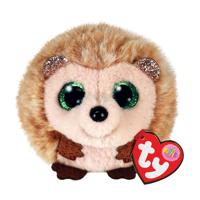 Ty Beanie Ty teeny puffies hazel brown hedgehog, 10cm - thumbnail