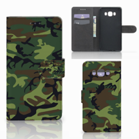 Samsung Galaxy J7 2016 Telefoon Hoesje Army Dark - thumbnail