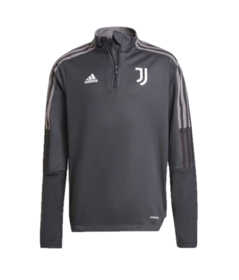 Juventus Trainingstop Junior 2021-2022 - Maat 176 - Kleur: Zwart | Soccerfanshop