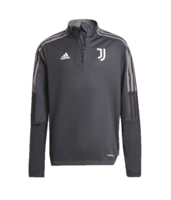 Juventus Trainingstop Junior 2021-2022 - Maat 176 - Kleur: Zwart | Soccerfanshop - thumbnail