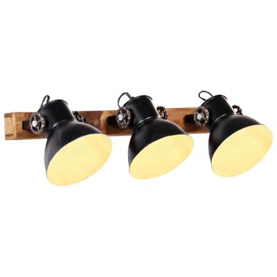 VidaXL Wandlamp industrieel e27 65x25 cm zwart