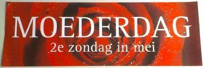 Raambiljet thema MOEDERDAG afm. 98x33cm