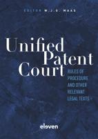 Unified Patent Court - - ebook - thumbnail