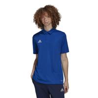 adidas Entrada 22 Polo Blauw Wit - thumbnail