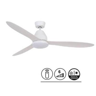 Lucci AIR Whitehaven LED Plafondventilator 35 W (Ø x h) 142 cm x 300 mm Wit Met afstandsbediening, Met lamparmatuur Lucci AIR Whitehaven LED Plafondventilator 35 W (Ø x h) 142 cm x 300 mm Wit Met afstandsbediening, Met lamparmatuur