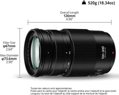 Panasonic Lumix G Vario 100-300mm F/4.0-5.6 mark II Panasonic Lumix G Vario 100-300mm F/4.0-5.6 mark II