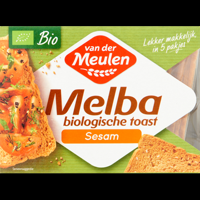 Van der Meulen Melba Biologische Toast Sesam 100 g bij Jumbo - thumbnail