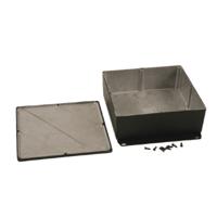 Hammond Electronics 1590WFFBK Universele behuizing 187.5 x 187.5 x 67 Aluminium Zwart 1 stuk(s) - thumbnail