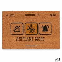 Deurmat Airplane Mode Geel Natuurlijk 60 x 1 x 40 cm (12 Stuks) - thumbnail