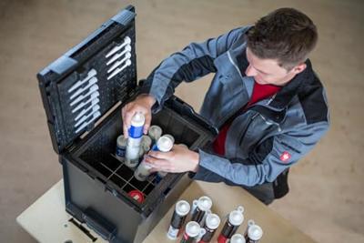 Sortimo L-BOXX 374 6100000308 Gereedschapskist (leeg) ABS Zwart (l x b x h) 442 x 357 x 389 mm Sortimo L-BOXX 374 6100000308 Gereedschapskist (leeg) ABS Zwart (l x b x h) 442 x 357 x 389 mm